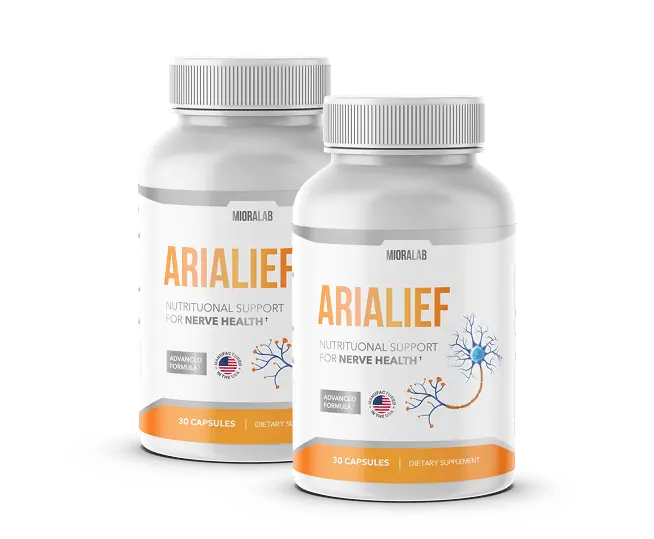 Arialief 3 bottle pack - nerve health supplement